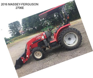 2016 MASSEY-FERGUSON 2706E