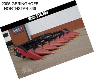 2005 GERINGHOFF NORTHSTAR 836