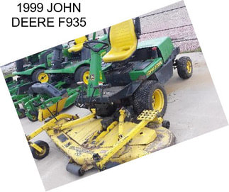 1999 JOHN DEERE F935