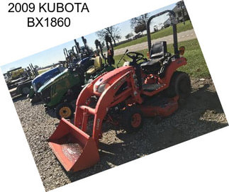 2009 KUBOTA BX1860