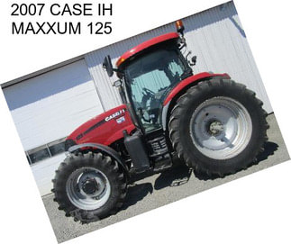 2007 CASE IH MAXXUM 125