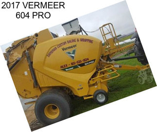 2017 VERMEER 604 PRO