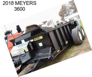 2018 MEYERS 3600