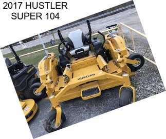 2017 HUSTLER SUPER 104