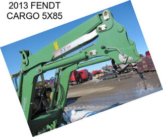 2013 FENDT CARGO 5X85