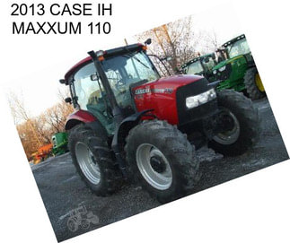 2013 CASE IH MAXXUM 110