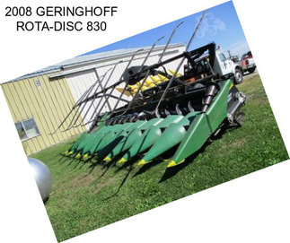 2008 GERINGHOFF ROTA-DISC 830