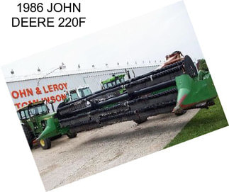 1986 JOHN DEERE 220F