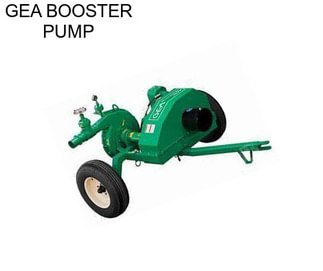 GEA BOOSTER PUMP