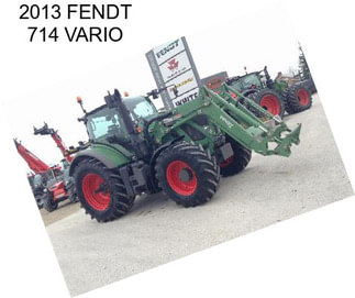 2013 FENDT 714 VARIO