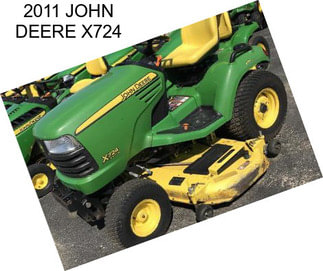 2011 JOHN DEERE X724