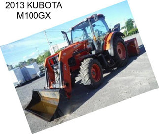 2013 KUBOTA M100GX