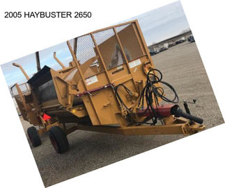 2005 HAYBUSTER 2650