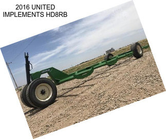 2016 UNITED IMPLEMENTS HD8RB