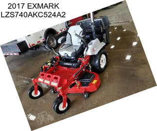 2017 EXMARK LZS740AKC524A2