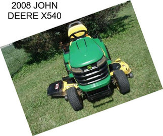 2008 JOHN DEERE X540