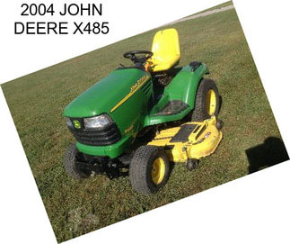 2004 JOHN DEERE X485