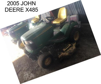 2005 JOHN DEERE X485