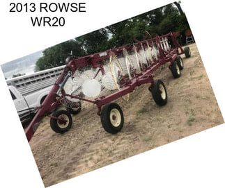 2013 ROWSE WR20