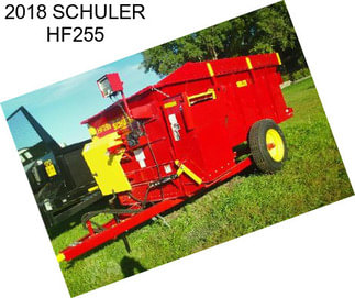 2018 SCHULER HF255