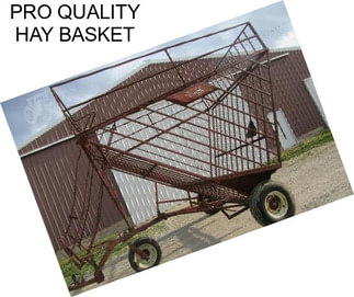 PRO QUALITY HAY BASKET