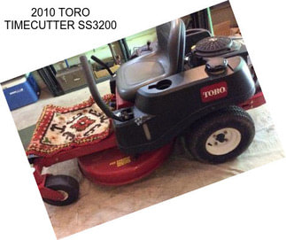 2010 TORO TIMECUTTER SS3200