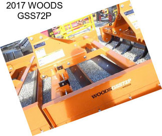 2017 WOODS GSS72P