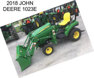 2018 JOHN DEERE 1023E