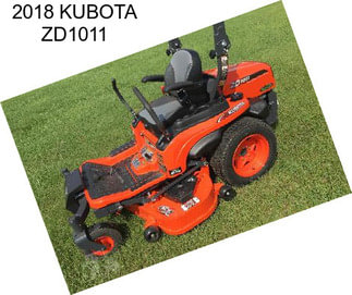 2018 KUBOTA ZD1011