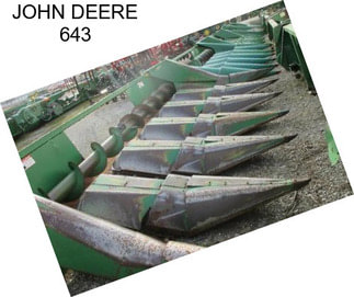 JOHN DEERE 643