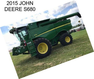 2015 JOHN DEERE S680