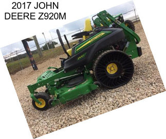 2017 JOHN DEERE Z920M