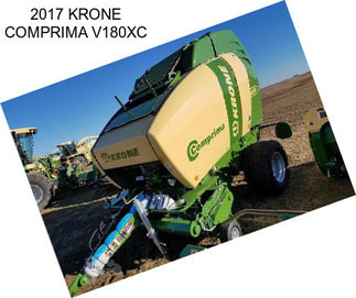 2017 KRONE COMPRIMA V180XC