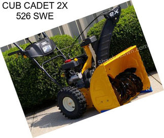 CUB CADET 2X 526 SWE