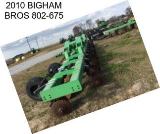 2010 BIGHAM BROS 802-675