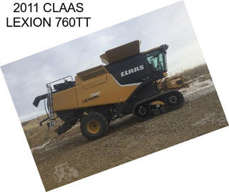2011 CLAAS LEXION 760TT