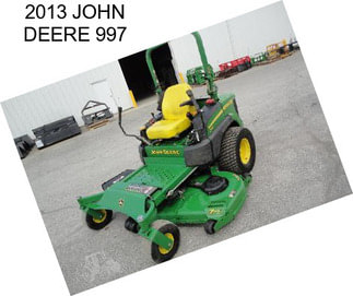 2013 JOHN DEERE 997