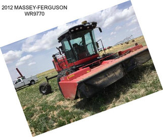 2012 MASSEY-FERGUSON WR9770