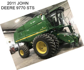 2011 JOHN DEERE 9770 STS