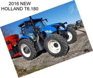 2016 NEW HOLLAND T6.180