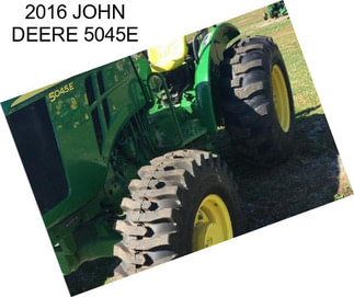 2016 JOHN DEERE 5045E