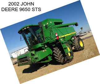 2002 JOHN DEERE 9650 STS