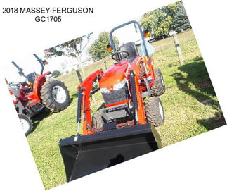 2018 MASSEY-FERGUSON GC1705