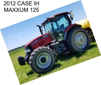 2012 CASE IH MAXXUM 125