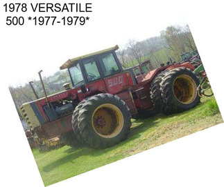 1978 VERSATILE 500 *1977-1979*