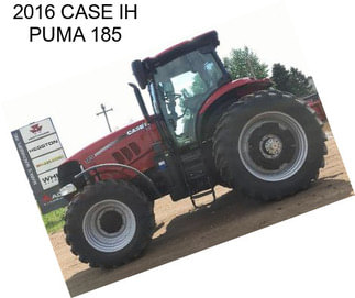 2016 CASE IH PUMA 185