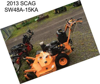 2013 SCAG SW48A-15KA