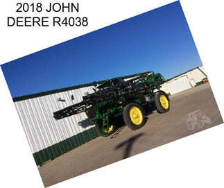 2018 JOHN DEERE R4038