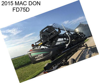 2015 MAC DON FD75D