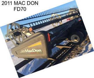 2011 MAC DON FD70